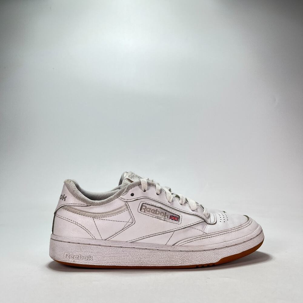Reebok Club C 85 Vintage White Retro Leather Sneakers Casual Women's Size 8